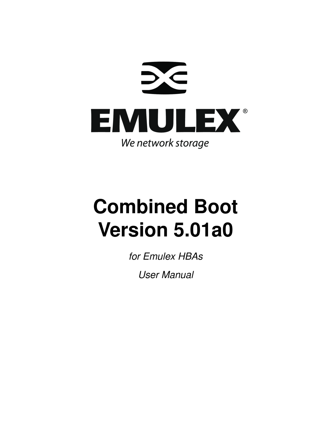 IBM user manual Combined Boot Version 5.01a0 