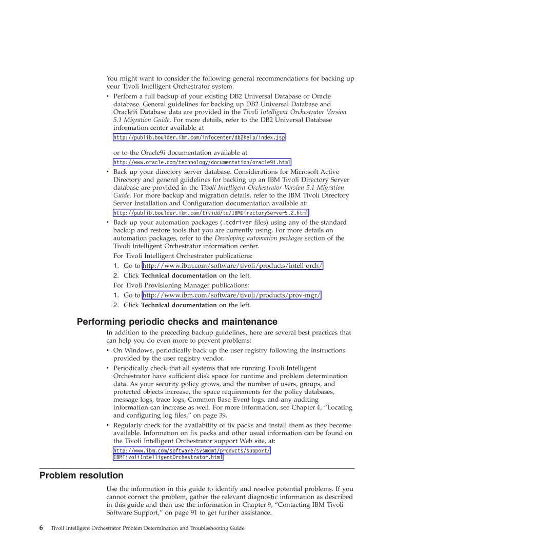 IBM 51 manual Performing periodic checks and maintenance, Problem resolution, Click Technical documentation on the left 