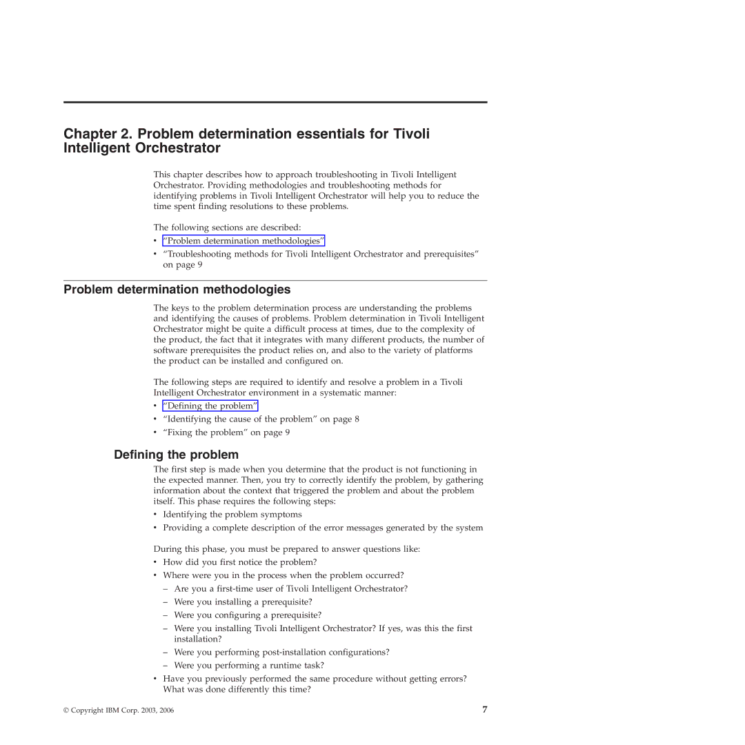 IBM 51 manual Problem determination methodologies, Defining the problem 