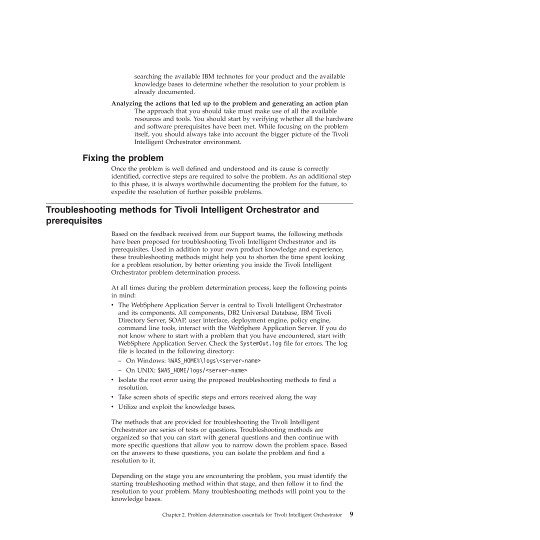 IBM 51 manual Fixing the problem 