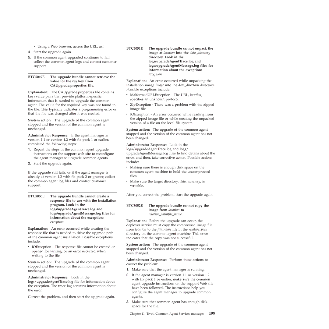 IBM 51 manual Exception 