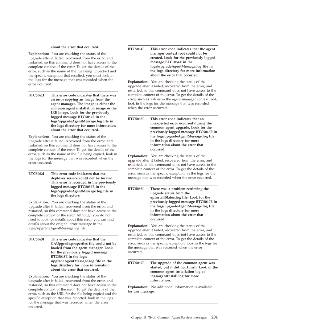 IBM 51 manual About the error that occurred 