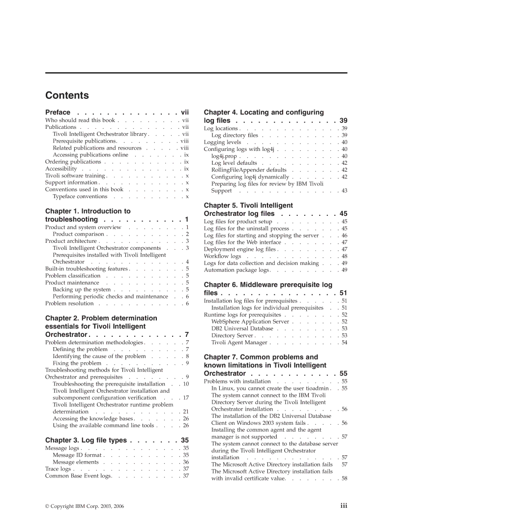 IBM 51 manual Contents 