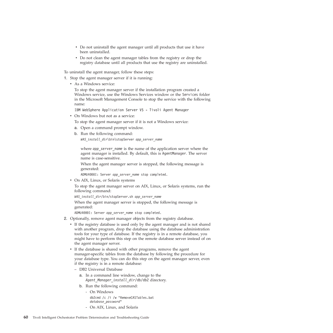 IBM 51 manual On AIX, Linux, and Solaris 