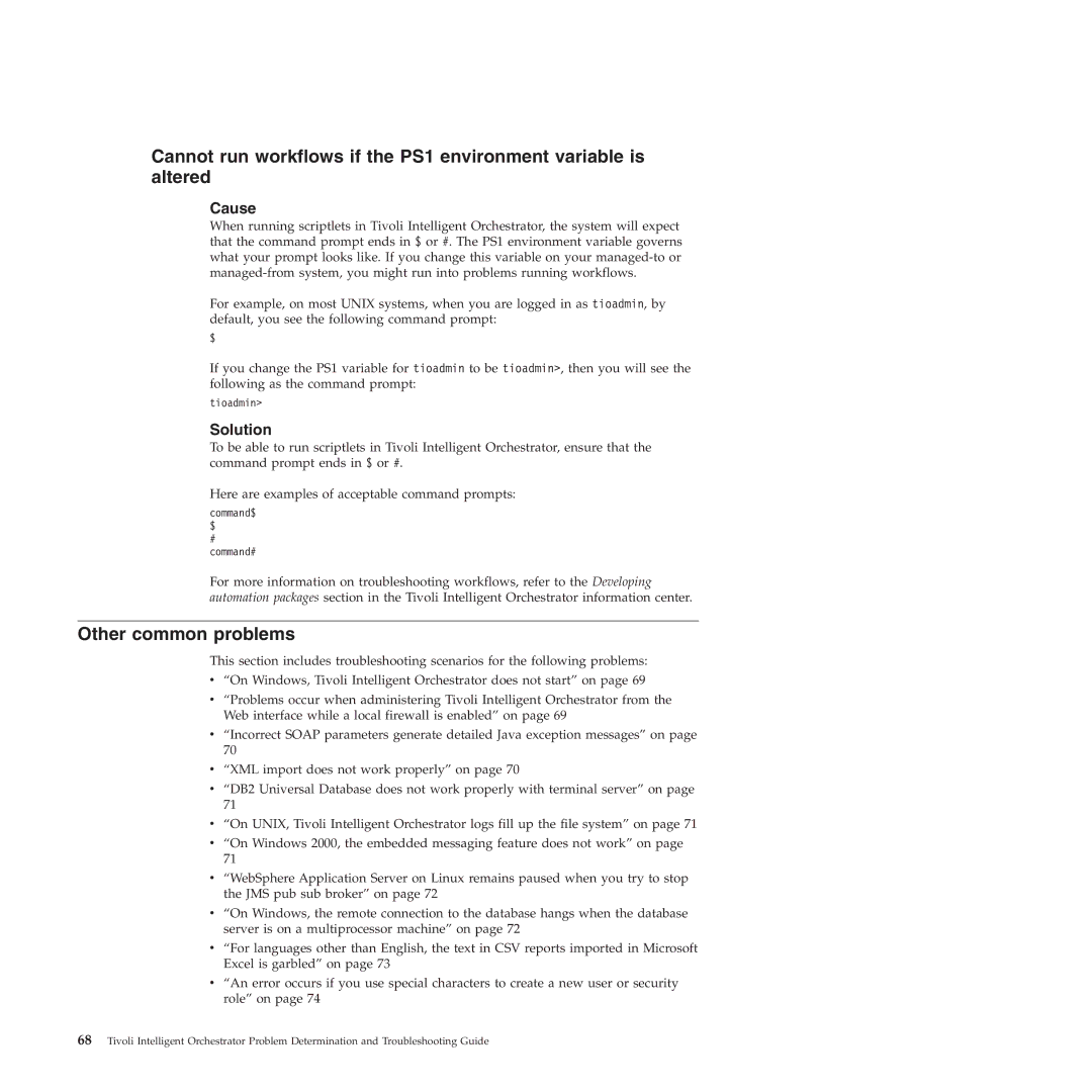 IBM 51 manual Other common problems 