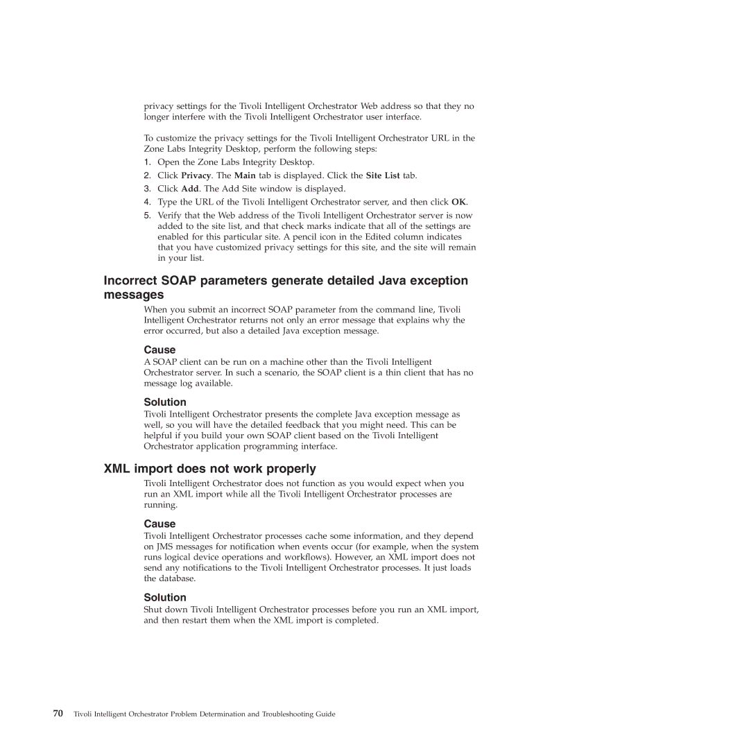 IBM 51 manual XML import does not work properly 