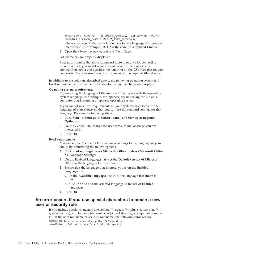 IBM 51 manual Operating system requirements, Excel requirements 