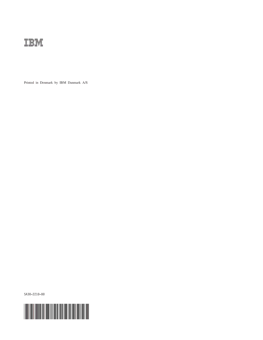 IBM 5.1 manual SA30-2210-00 