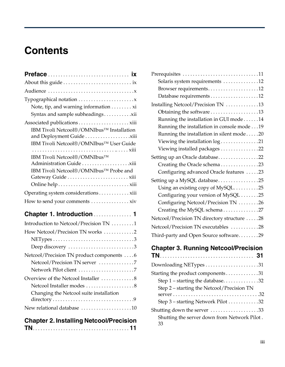 IBM 5.5 manual Contents 