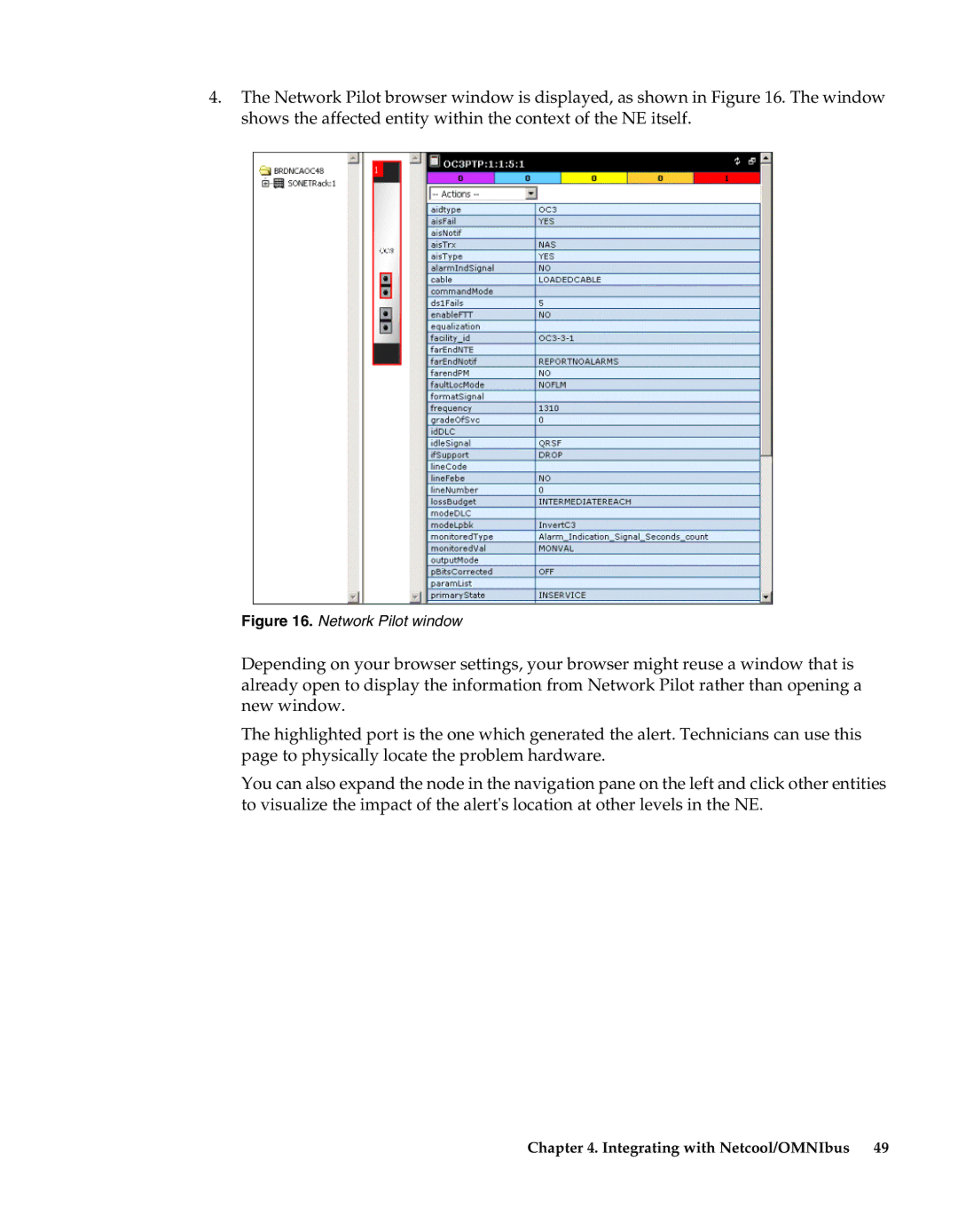 IBM 5.5 manual Network Pilot window 