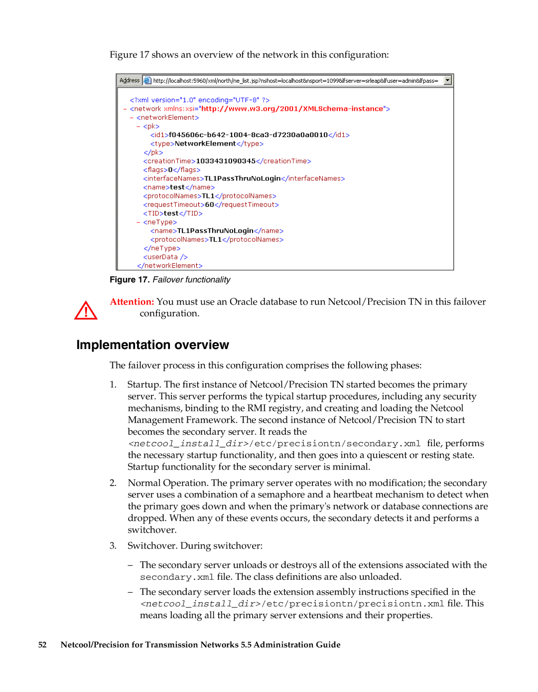 IBM 5.5 manual Implementation overview, Shows an overview of the network in this configuration 