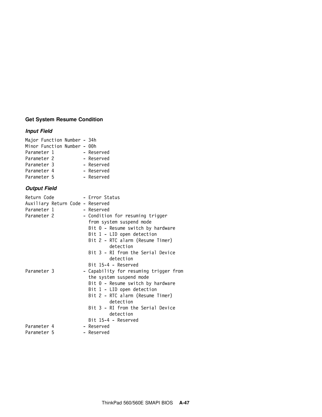 IBM 560E manual Get System Resume 