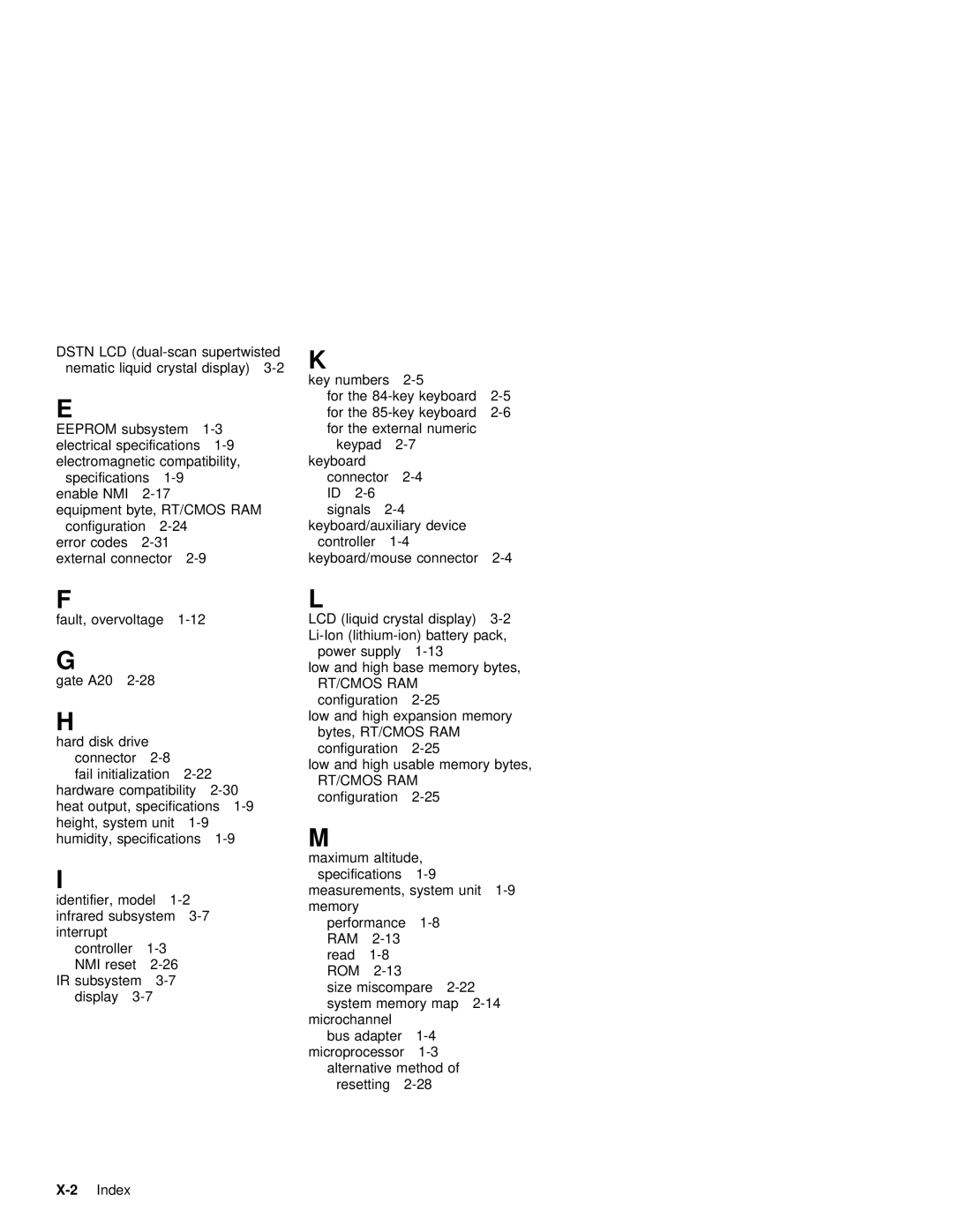 IBM 560E manual Configuration Low High Expansion 