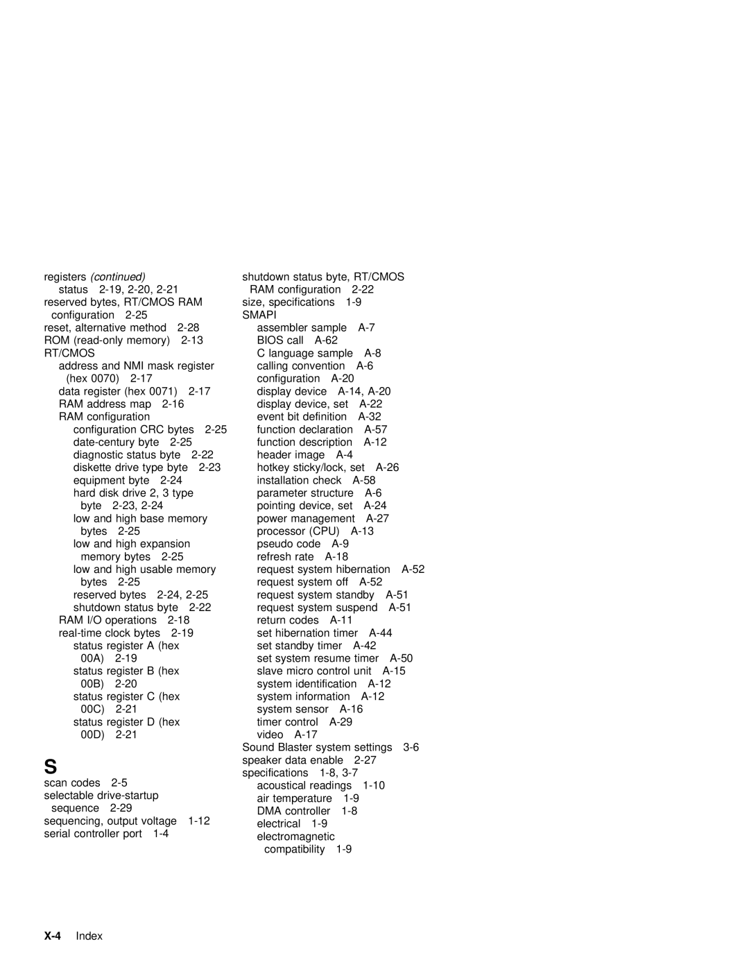 IBM 560E manual Registers 