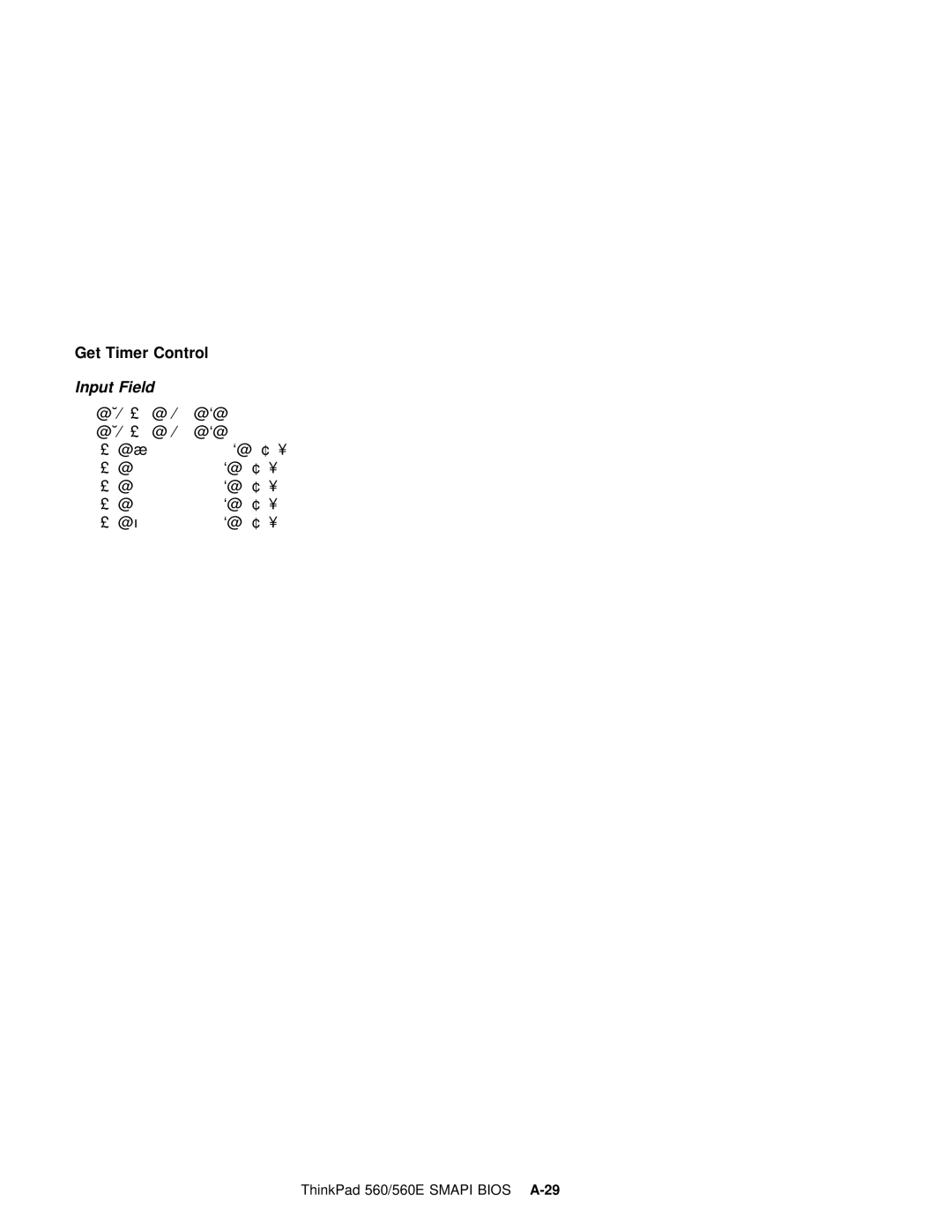 IBM 560E manual Get Timer Control 