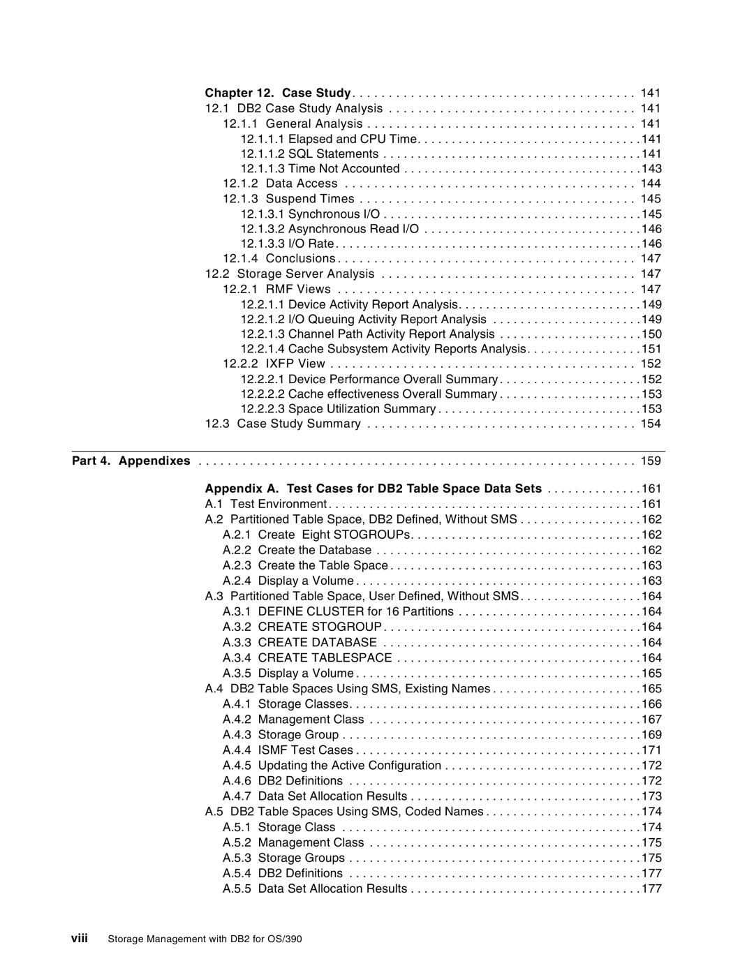 IBM 5655-DB2, 5695-DF1 manual Viii Storage Management with DB2 for OS/390 