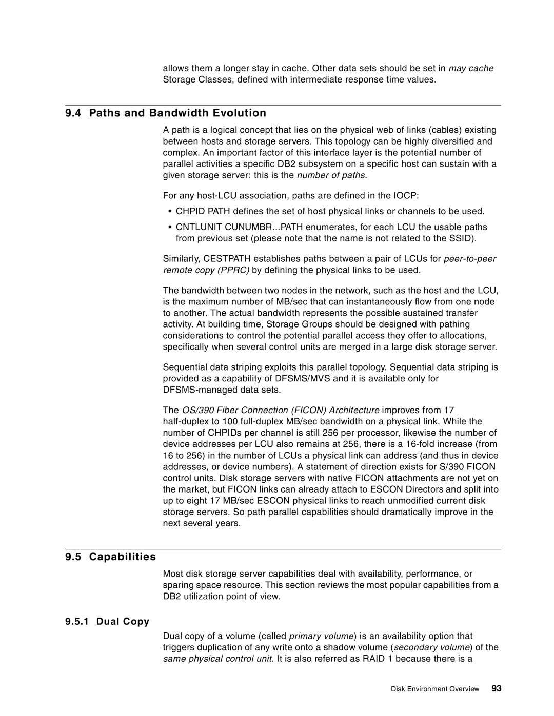 IBM 5695-DF1, 5655-DB2 manual Paths and Bandwidth Evolution, Capabilities, Dual Copy 