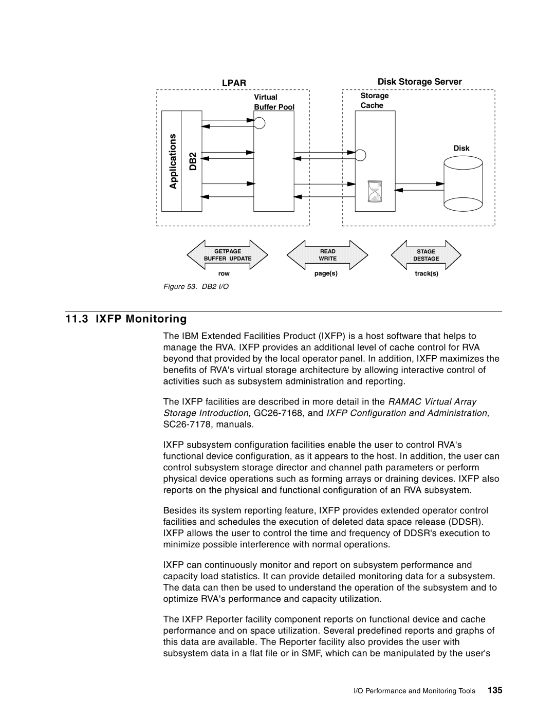 IBM 5695-DF1, 5655-DB2 manual Ixfp Monitoring, Disk Storage Server, 135 