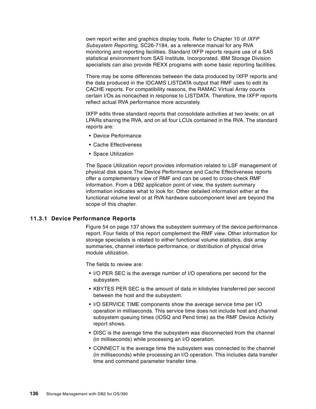 IBM 5655-DB2, 5695-DF1 manual Device Performance Reports 