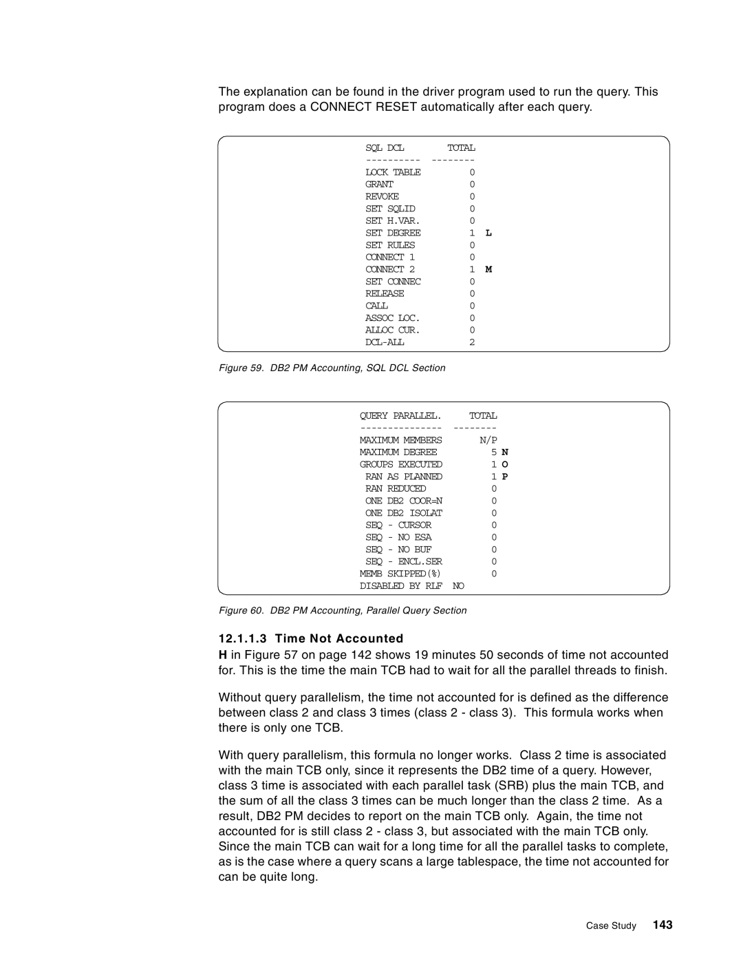 IBM 5695-DF1, 5655-DB2 manual Time Not Accounted 