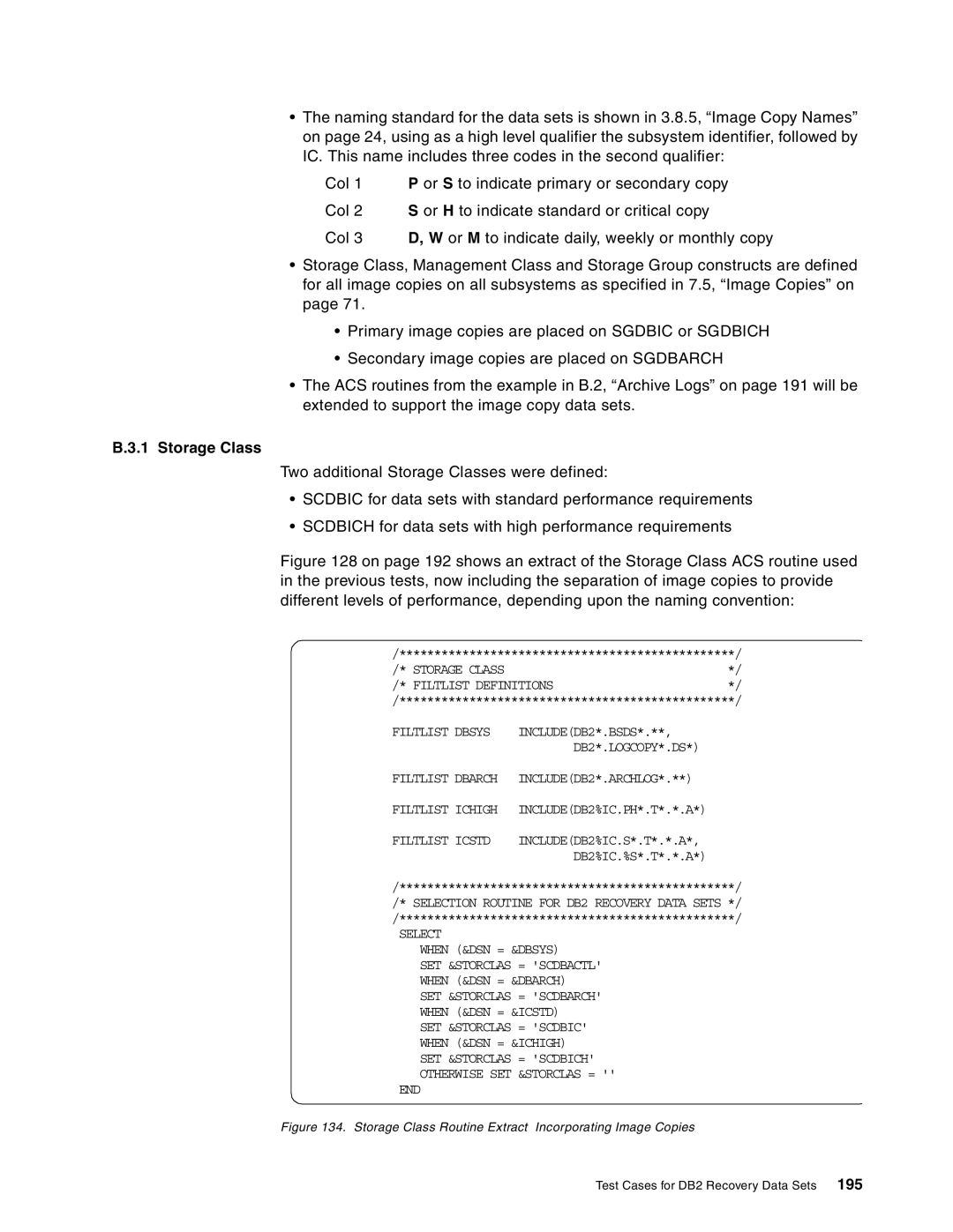 IBM 5695-DF1, 5655-DB2 manual Filtlist Ichigh, Filtlist Icstd 