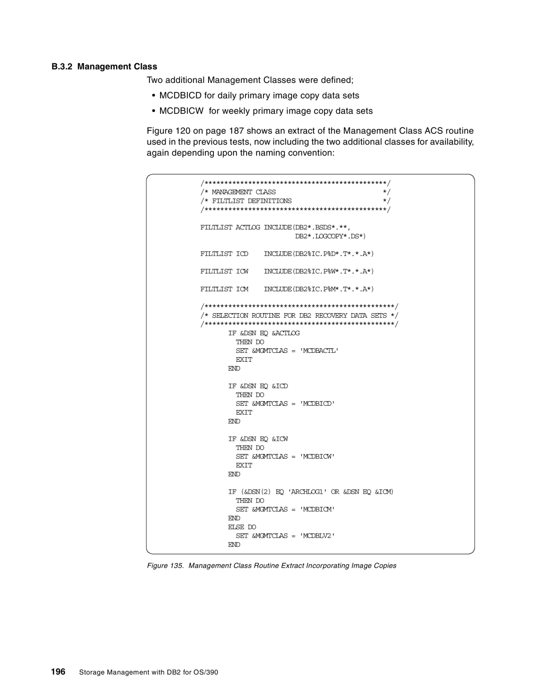 IBM 5655-DB2, 5695-DF1 manual Filtlist ICD, Filtlist ICW, Filtlist ICM 