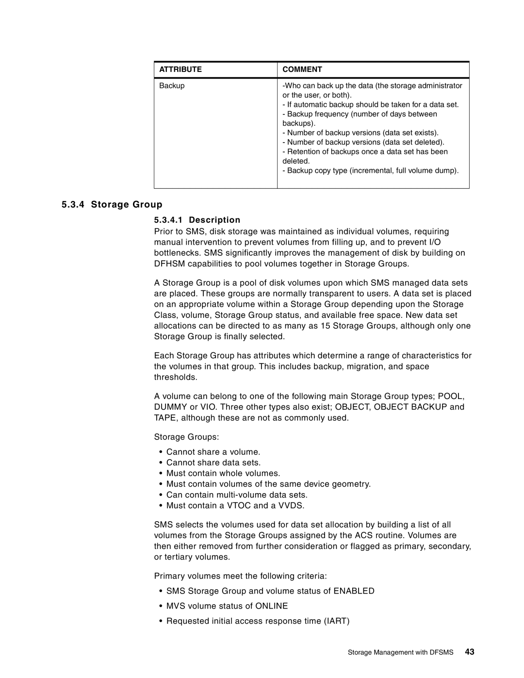 IBM 5695-DF1, 5655-DB2 manual Storage Group 