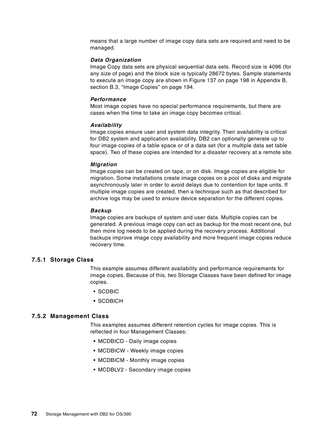 IBM 5655-DB2, 5695-DF1 manual Data Organization, Scdbic Scdbich 