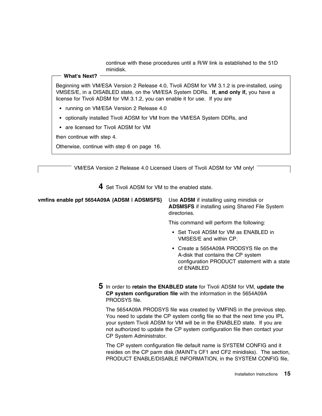 IBM 5697-VM3 manual Whats Next? 