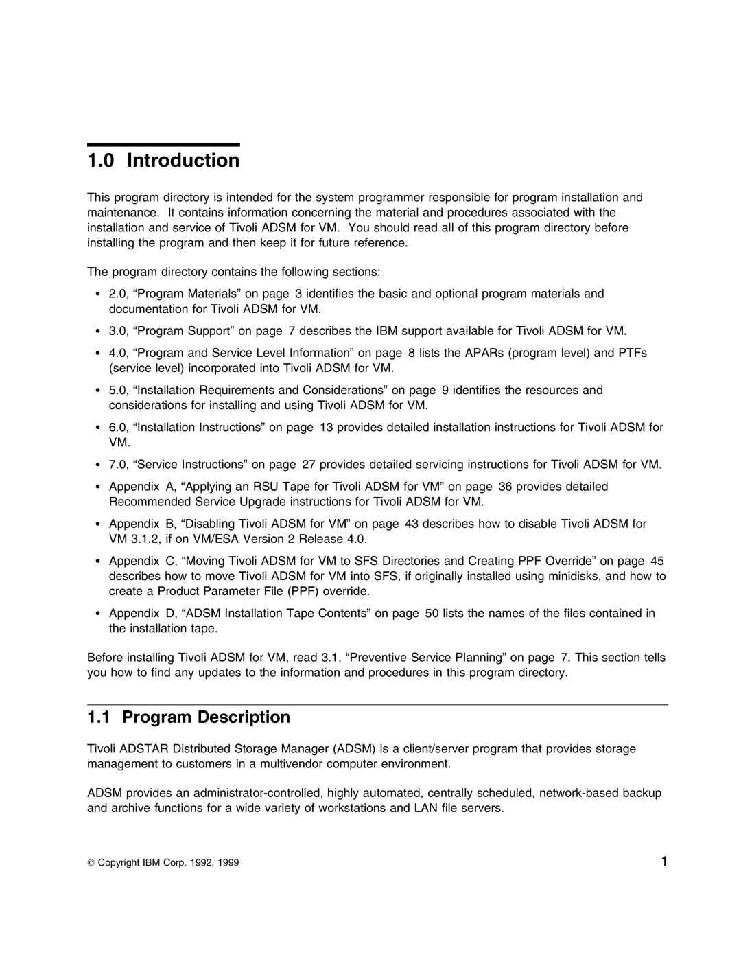 IBM 5697-VM3 manual Introduction, Program Description 