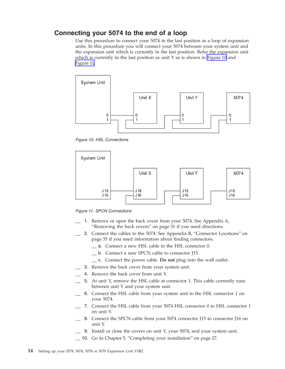 IBM 578, 5078, 5079 manual Connecting your 5074 to the end of a loop 