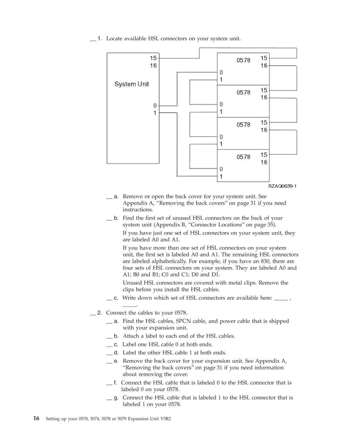 IBM manual Setting up your 0578, 5074, 5078 or 5079 Expansion Unit V5R2 