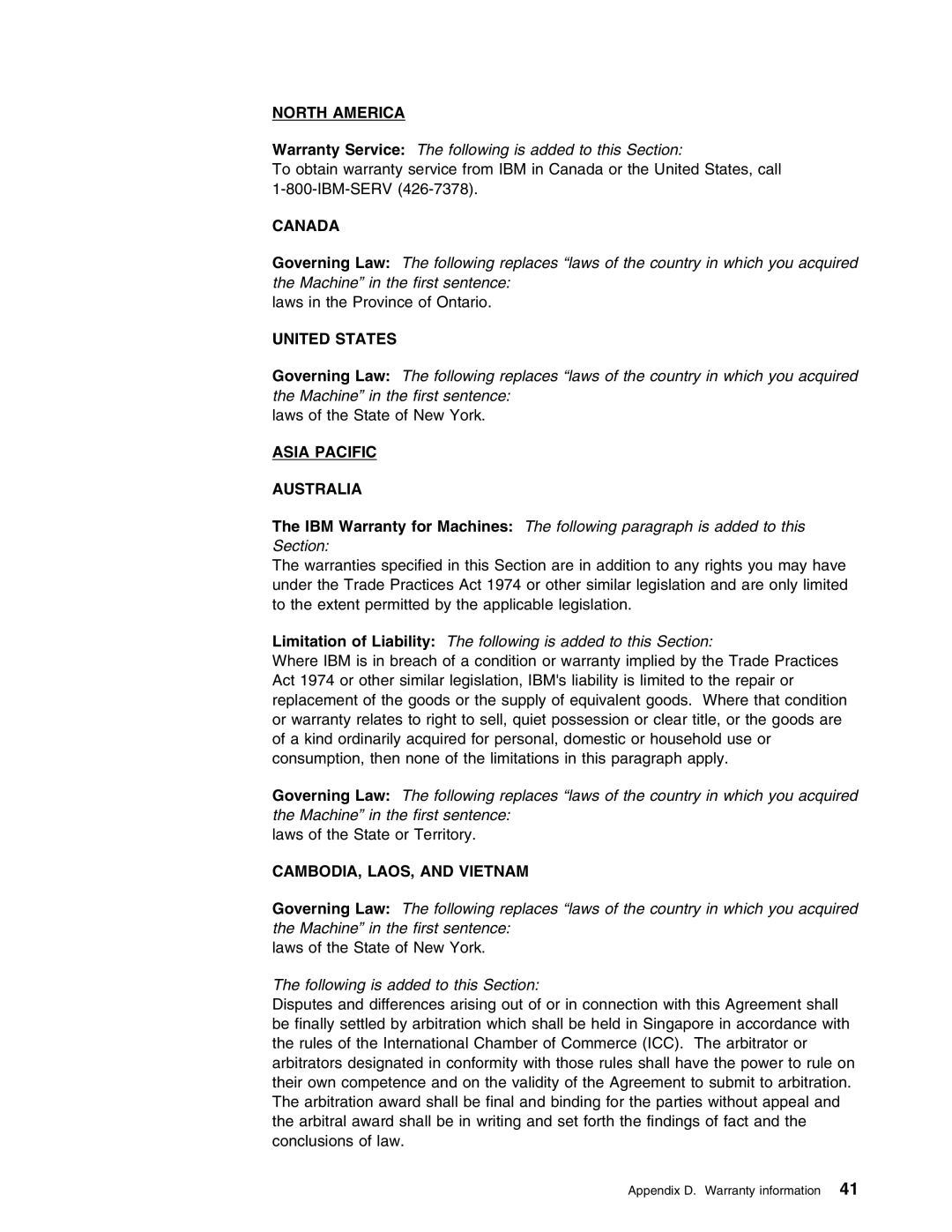 IBM 59P5712 manual North America 