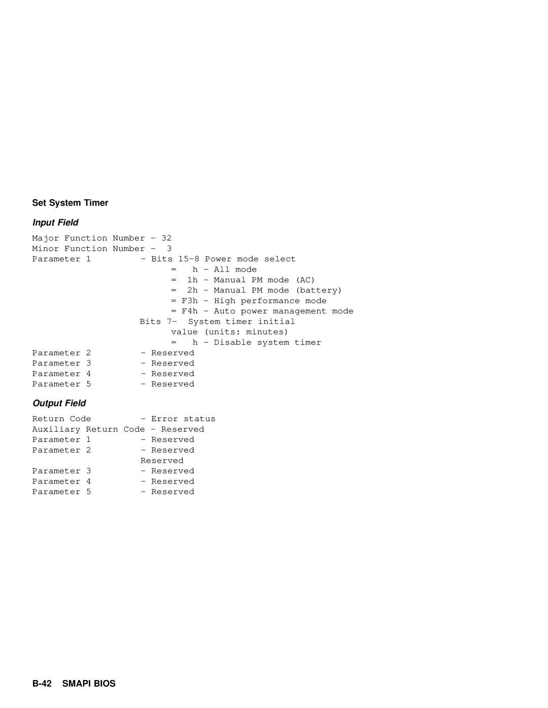 IBM 600 manual Set System Timer 