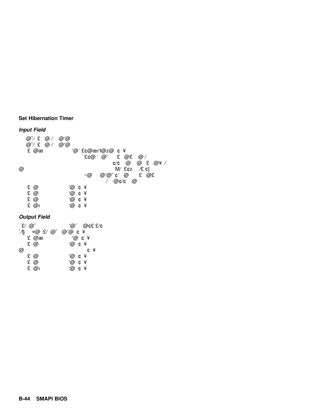 IBM 600 manual Set Hibernation Timer 