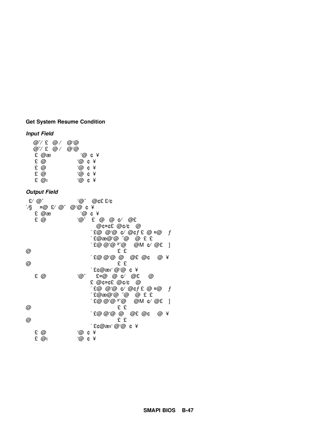 IBM 600 manual Smapi Bios B-47 