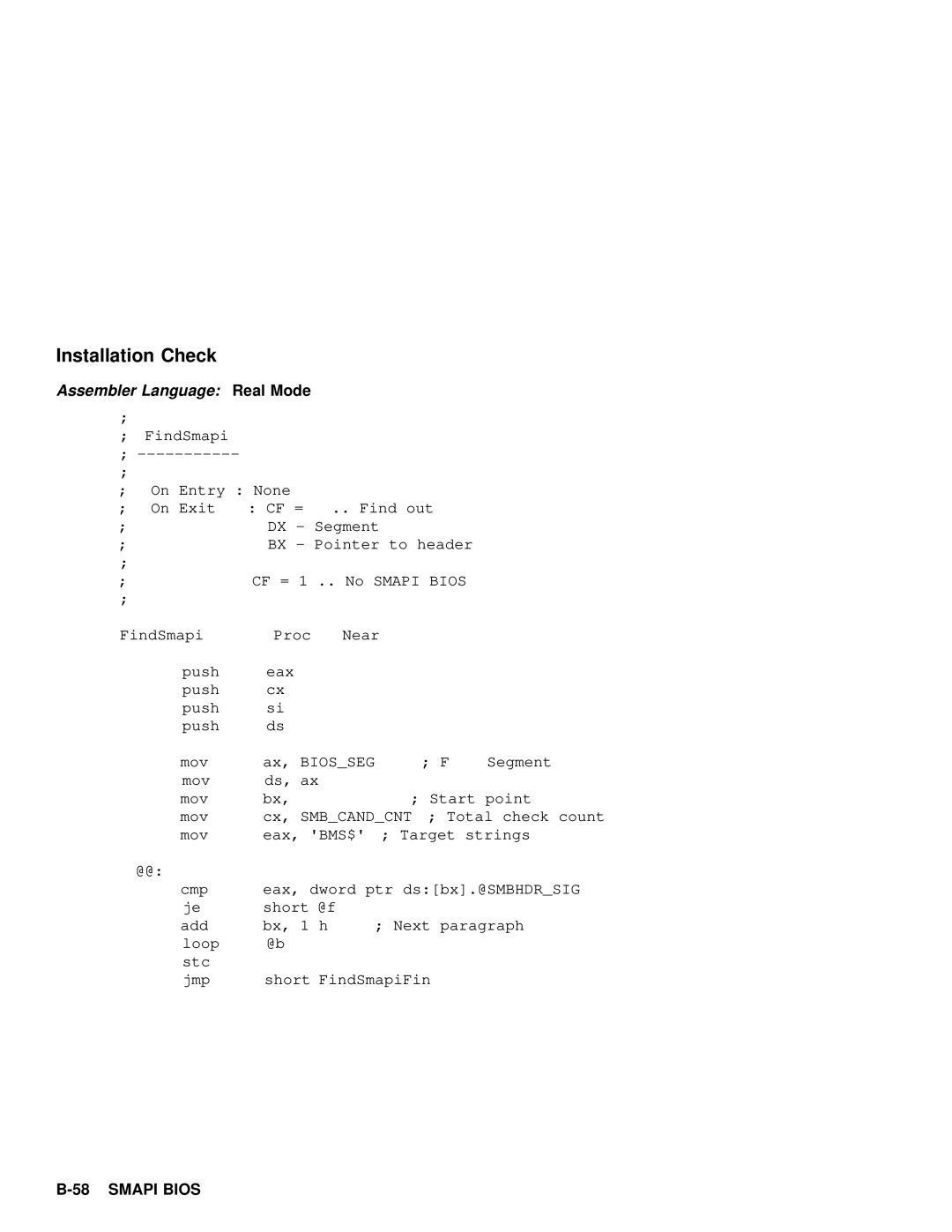 IBM 600 manual Installation Check 