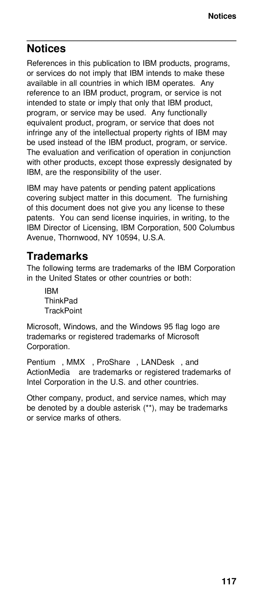 IBM 600/600E (2645) manual Trademarks 