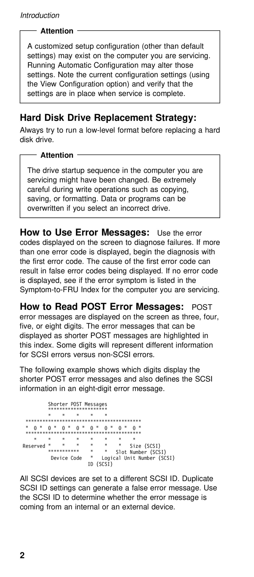 IBM 600/600E (2645) manual Hard Disk Drive Replacement Strategy, How, Read Post, Messages 