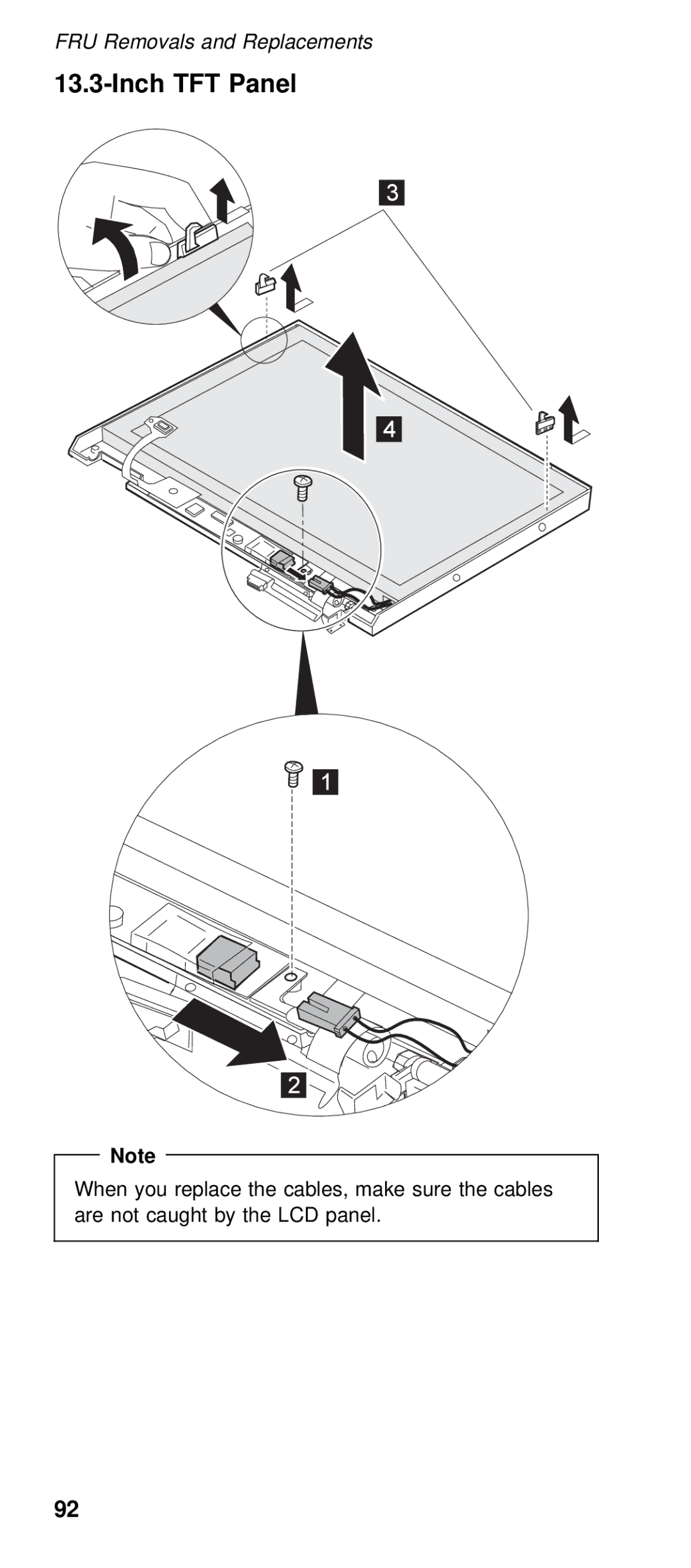 IBM 600/600E (2645) manual Inch TFT Panel 