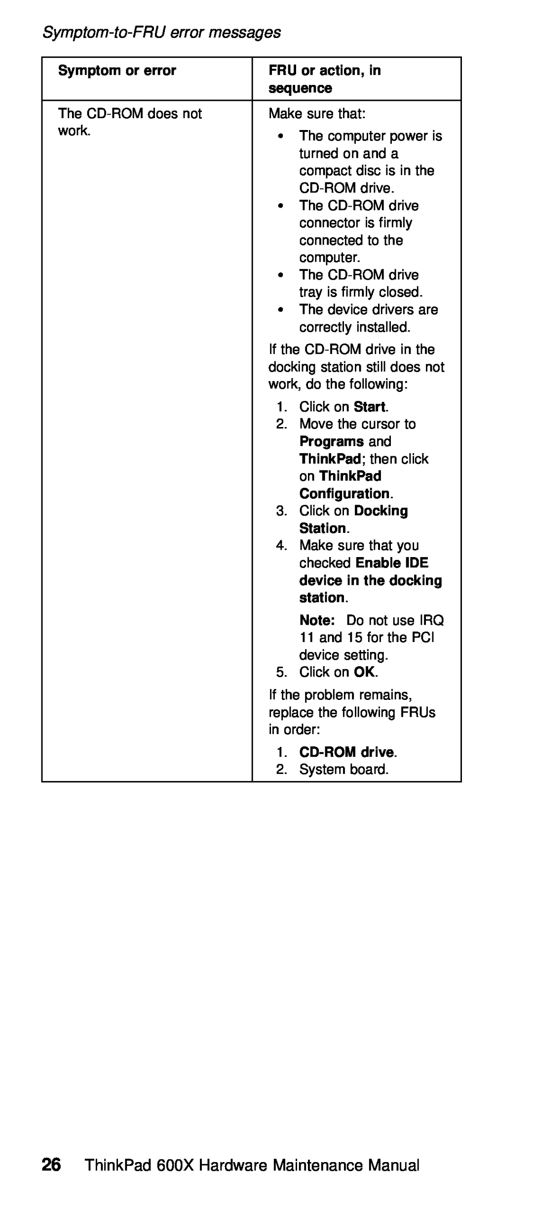 IBM 600X (MT 2646) manual ThinkPad 600X Hardware Maintenance Manual, Make 