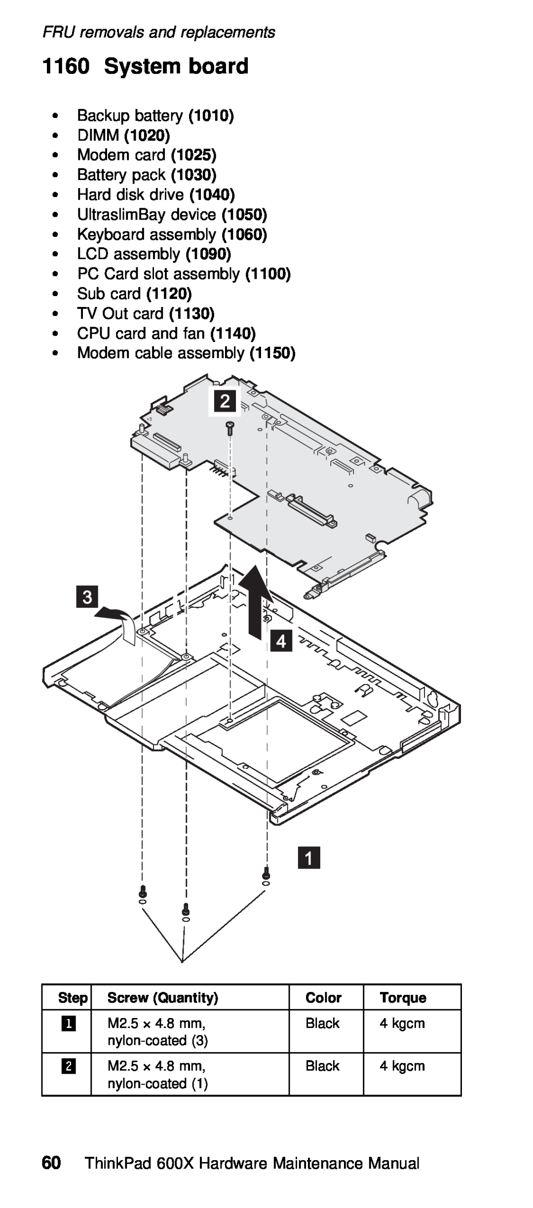IBM 600X (MT 2646) manual System board, Ÿ Dimm 