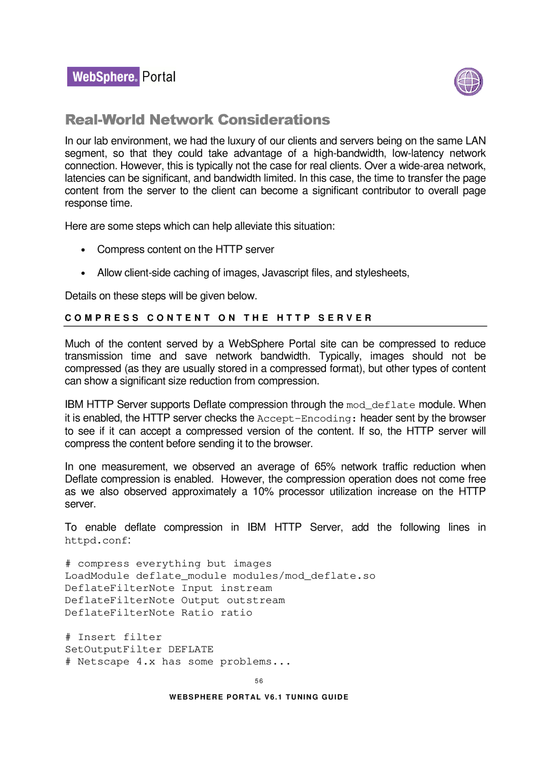 IBM 6.1.X manual Real-World Network Considerations 