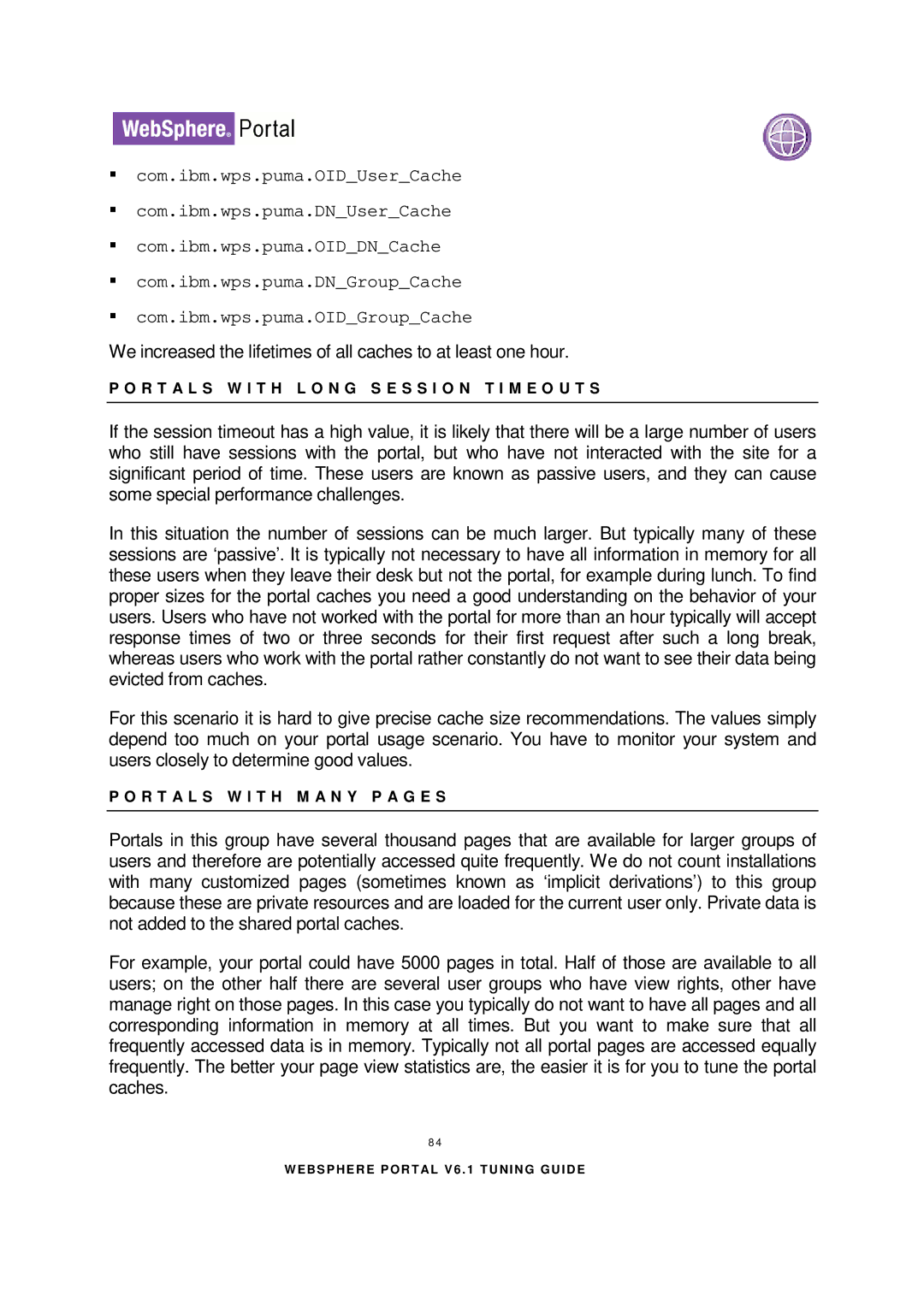 IBM 6.1.X manual R T a L S W I T H L O N G S E S S I O N T I M E O U T S 