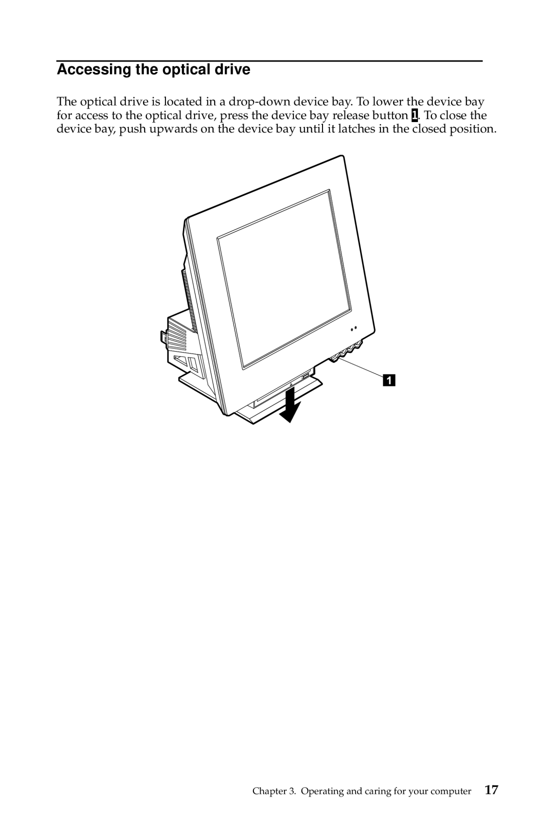 IBM 2283, 6274 manual Accessing the optical drive 