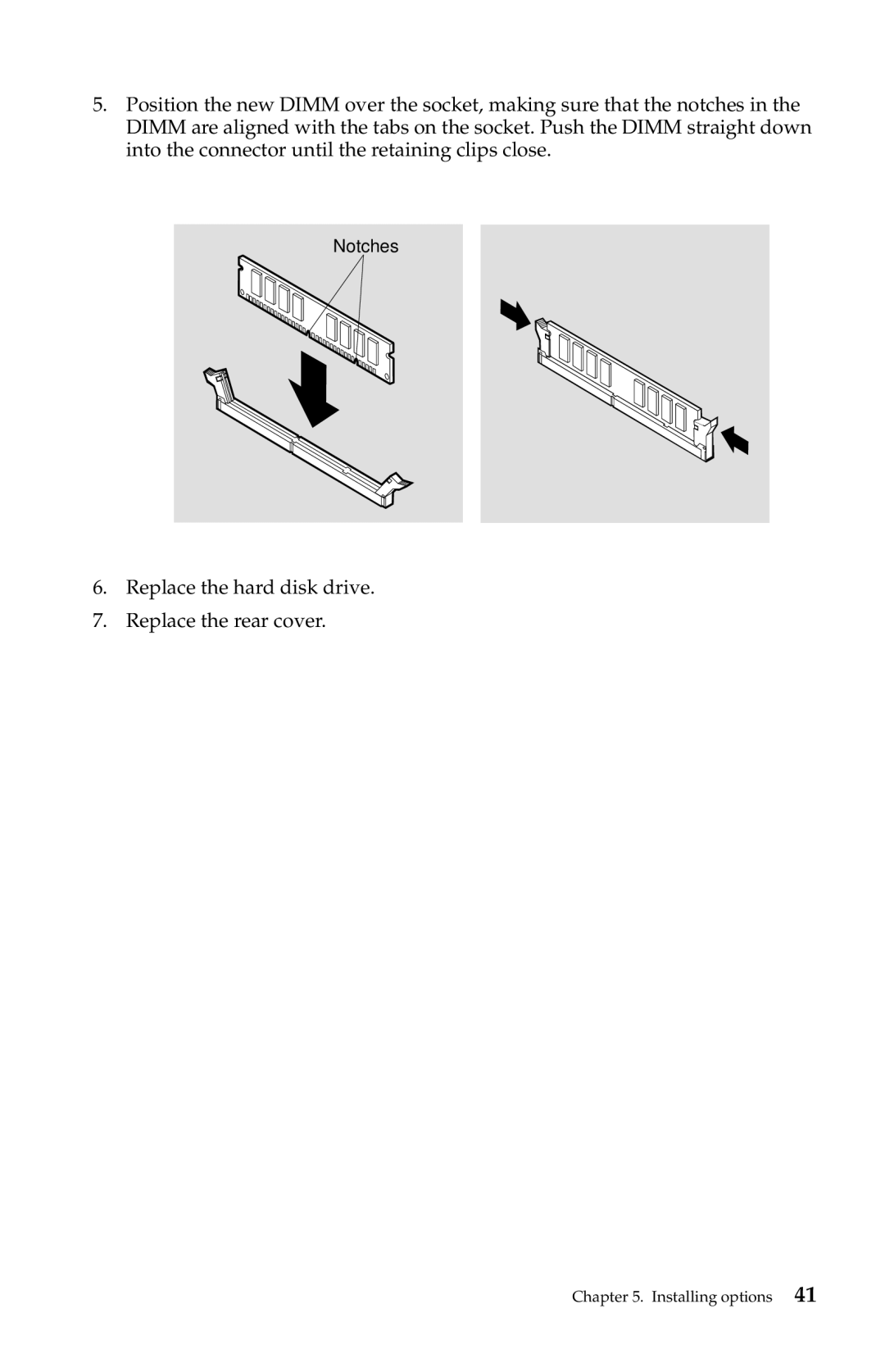 IBM 2283, 6274 manual Replace the hard disk drive Replace the rear cover 