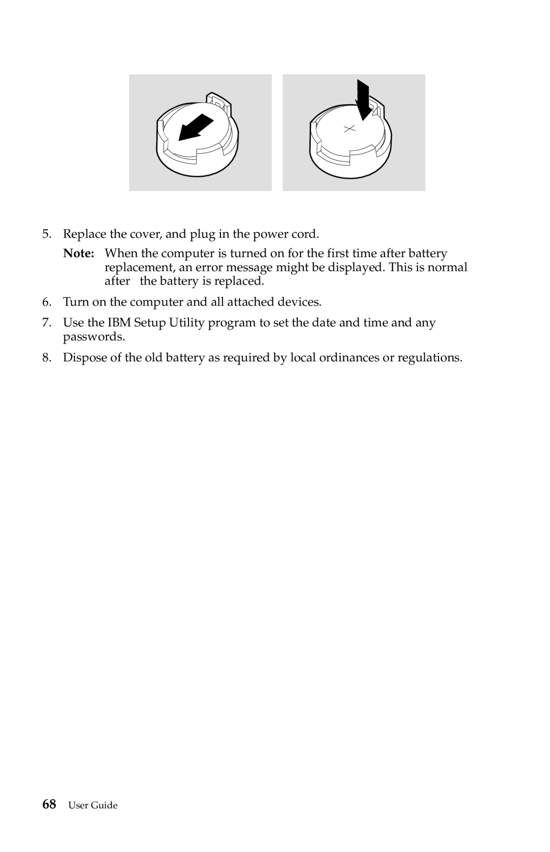 IBM 6274, 2283 manual User Guide 