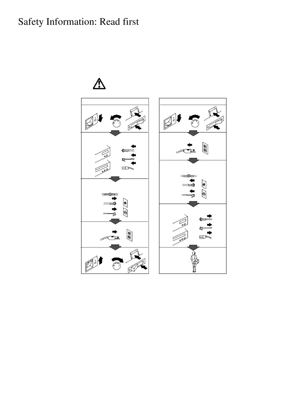 IBM 6331-H1N, 31P6241, 6331-J1N, 31P6240 manual Safety Information Read first 