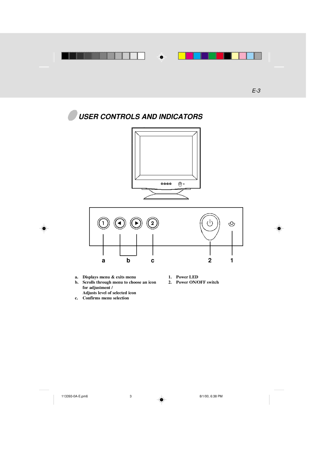 IBM 6331 user manual User Controls and Indicators 