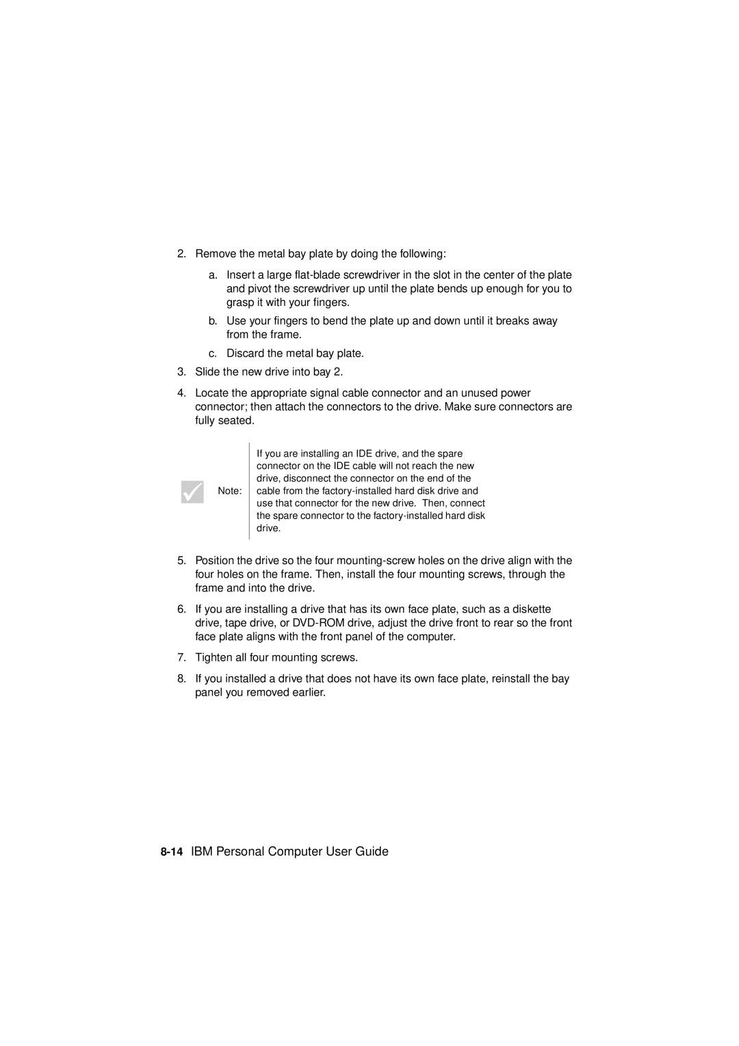 IBM 2194, 6345, 2193 manual 14IBM Personal Computer User Guide 